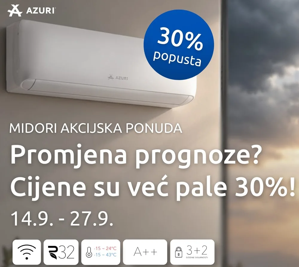 Azuri klima uređaj - akcijska ponuda